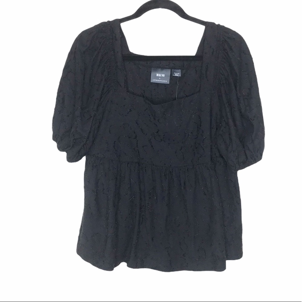 ❌SOLD❌NWT Anthropologie Batia Textured  Top - Picture 6 of 9